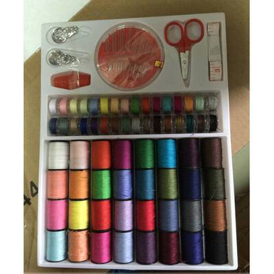 Sewing Machine Accessories 64 Spools Sewing Tools Kit Multif