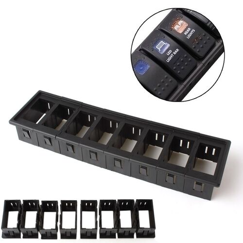 New 8pcs Durable Car Boat Rocker Switch Clip Panel Patrol H