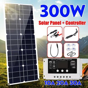 300w Solar Panel Dual USB 18v Monocrystaline Solar Cells Pol
