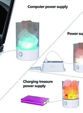 USB Crystal Light natural himalayan salt lamp led Lamp Air P