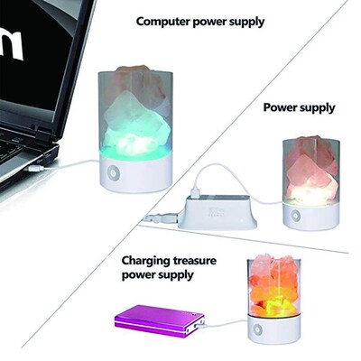 USB Crystal Light natural himalayan salt lamp led Lamp Air P