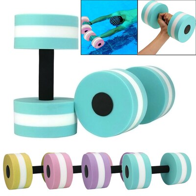 1 Pair Water Dumbbell Aqua Water Sports Fitness Barbells Fo