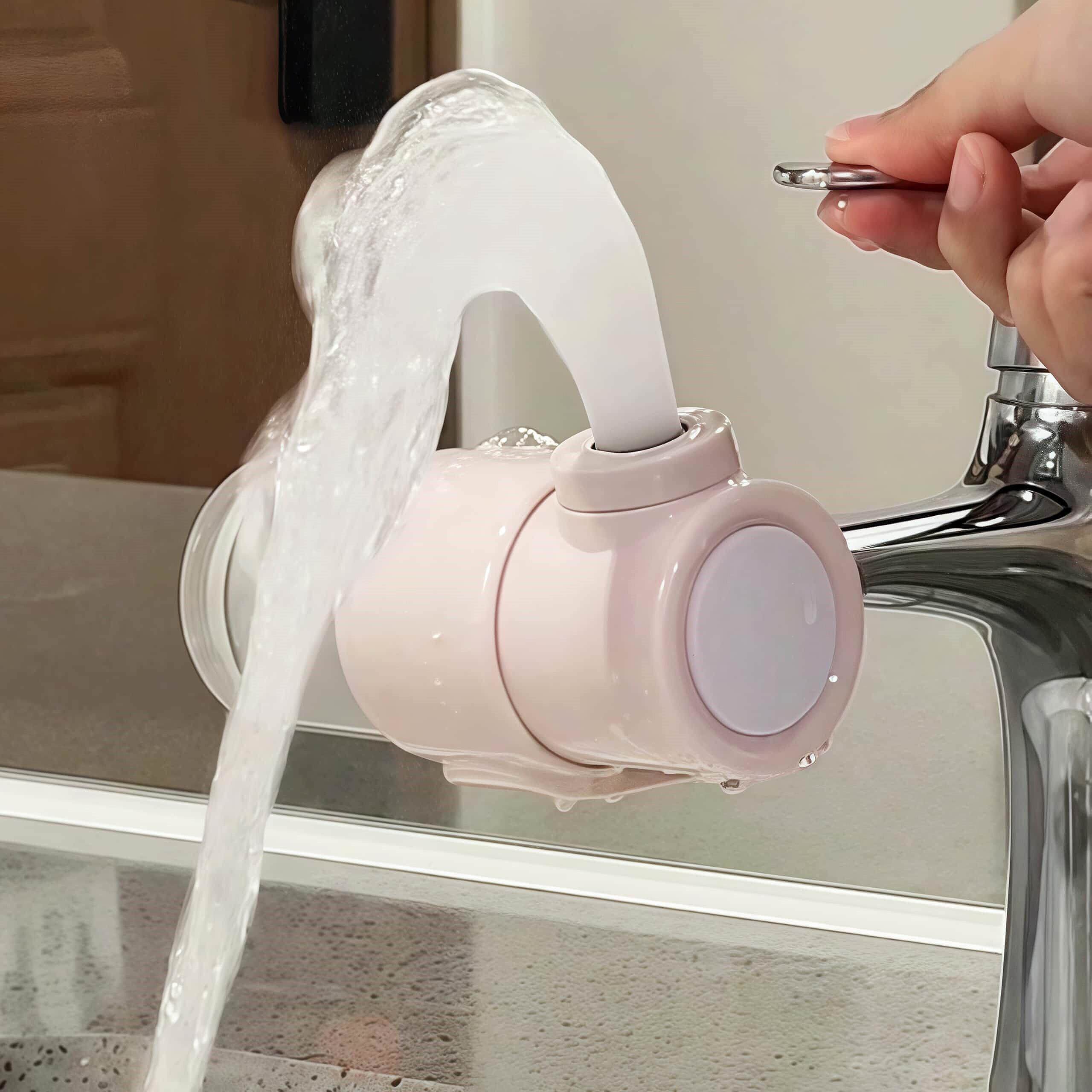 旅行水龙头过滤器嘴自来水净化神器家用通用卫生间洗脸防溅延伸器