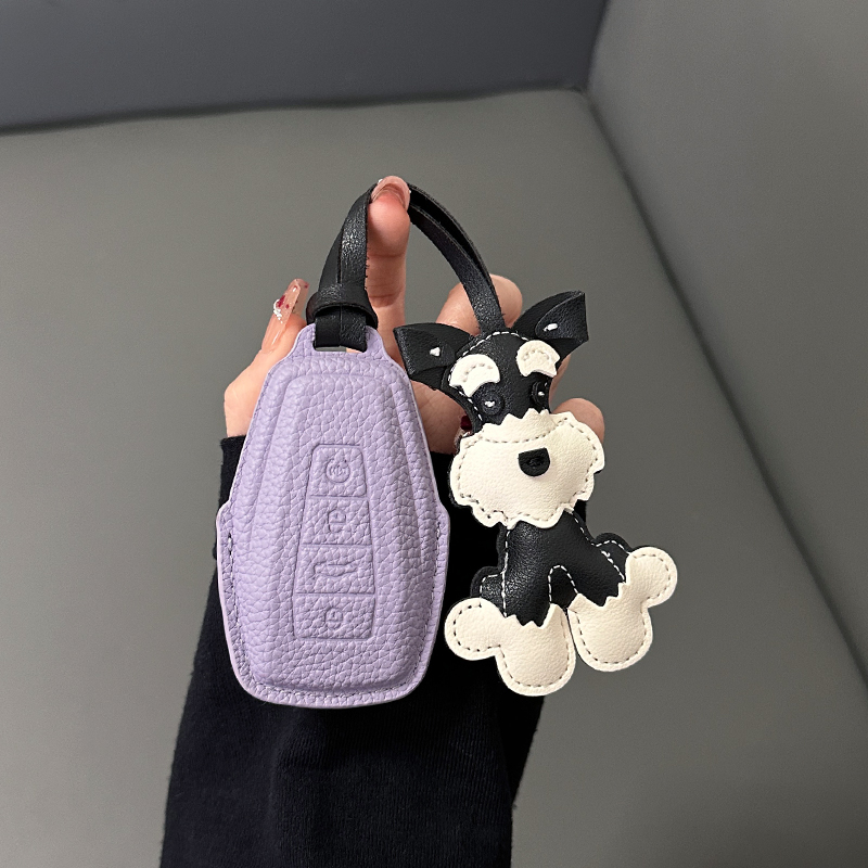 【热销N0.1】轻奢小羊皮钥匙套