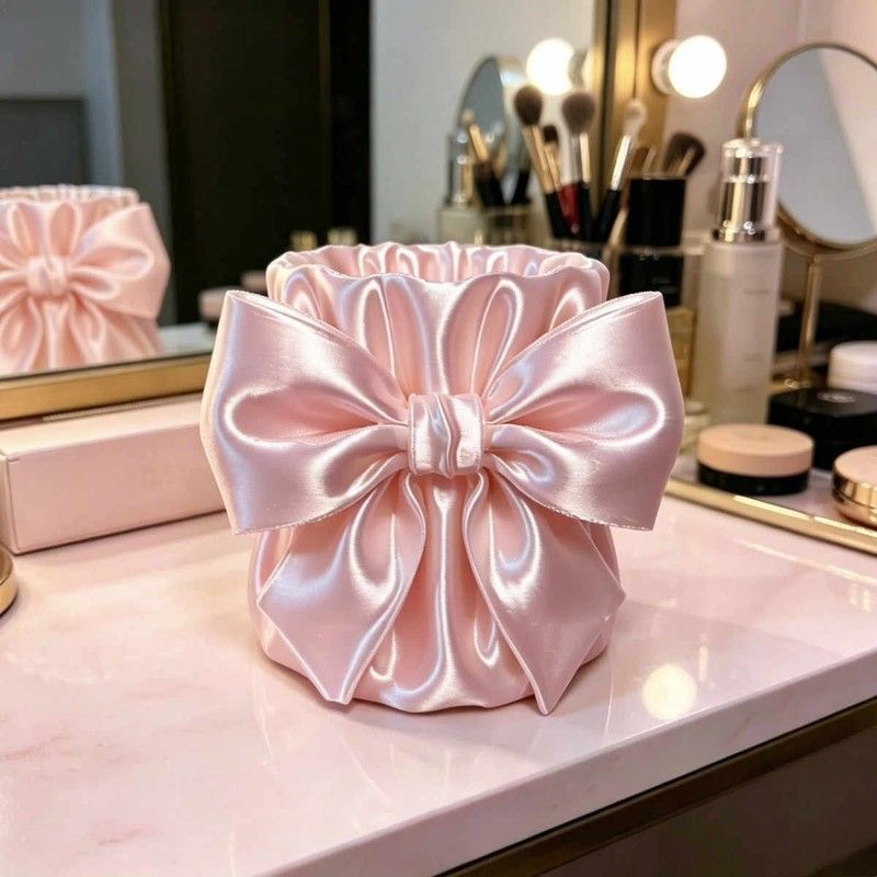 化妆蝴蝶少女收纳立体蝴蝶结收纳盒网红可爱打印首饰盒3d打印笔筒