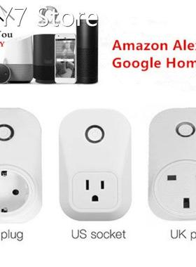 WIFI Smart Socket EU/UK/US Plug 110- 240V 16A Remote Control
