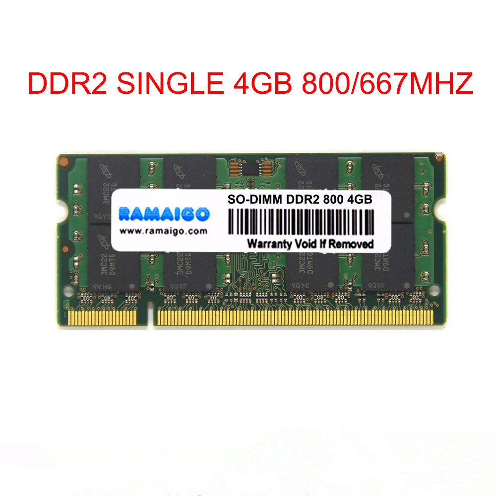 sodimm 4gb ddr2 800mhz ram ddr2 667mhz 8gb 2x4gb notebook me