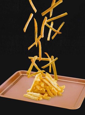 Non-stick Copper Frying Pan Durable Copper Square Pan Alumin