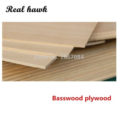 300x200x2mm basswood plywood super quality Aviation model la