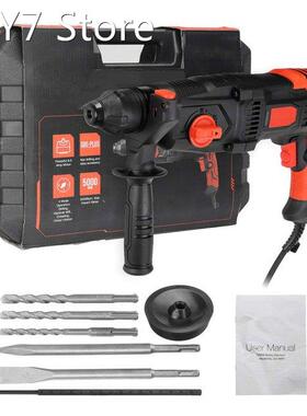 1050Rpm 5200Bpm Electric Rotary Hammer Drill 1/2Inch Cordles