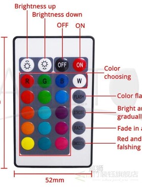 4X In 1 Car RGB 5050 9SMD Flexible Floor Foot Strip Lights A