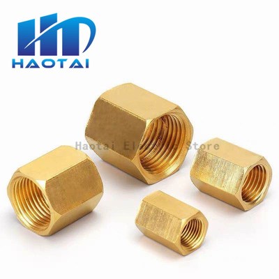 Brass Copper Hose Pipe Fitting Hex Coupling Coupler Fast Co