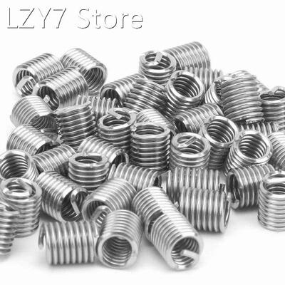 50Pcs Wire Thread Insert US Units Screw Bushing Inserts Thre