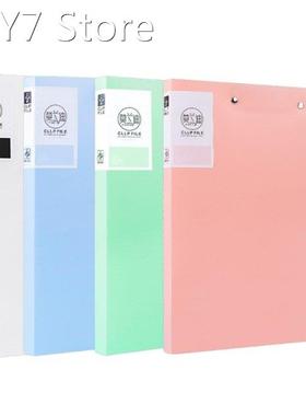 1Pc Larger Capacity A4 Document Holder A4 Size Punchless Bi