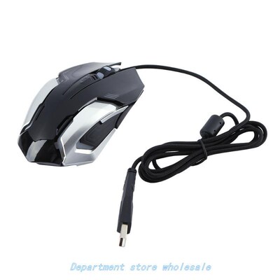 3200DPI Gaming Mouse USB Port Wired Mouse with Bre
