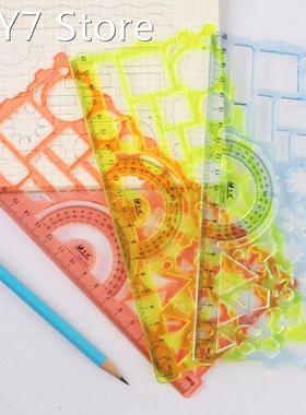2Pcs Hollow-out Templates Rulers Kaleidoscope Stencils 30 Cr