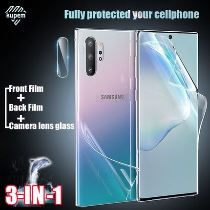Front Back Hydrogel Film For Samsung Galaxy Note 10 Plus 8 9