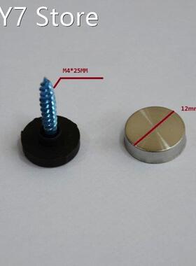 100Pcs/Lot 12mm Diameter Stainless Steel Cap Cover Decorati