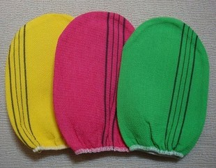 italy towel korea glove viscose scrub mitt body scrub glove