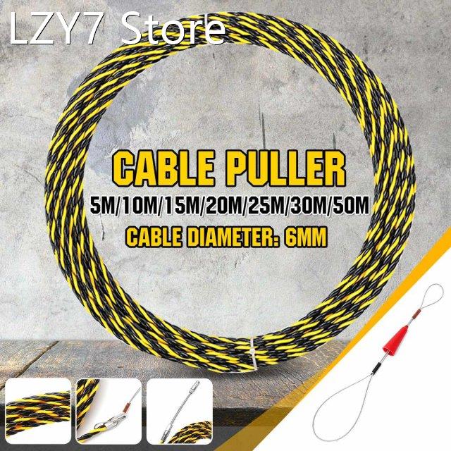 6mm 5-50m Professional Fiberglass Electric Cable Tape Condui