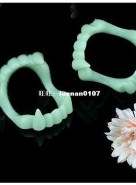 Halloween Party 5Pcs Green Vampire Fake Teeth Kids T