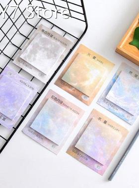 Science Fiction Planet Memo Pad Office Notebook Stationery P