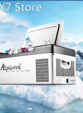 Portable Car Refrigerator 12V Freezer Cooler 15L Auto Fridge