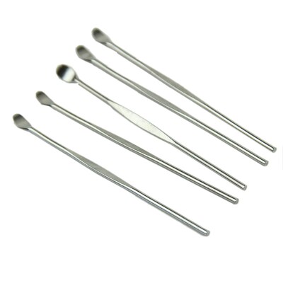 5Pcs Stainless Steel EarPick Cleaner Ear Pick Wax Curette Re