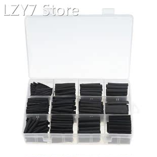 625PCS/Box Black Heat Shrink Tubing 2:1 Electronic DIY Kit I