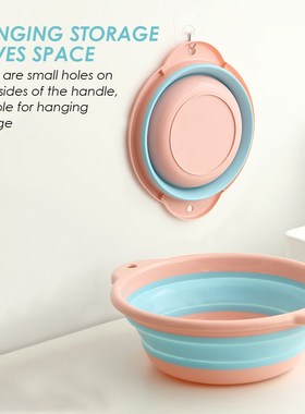 Bucket-Vegetable Basins Cleaning-Supplies Folding Collapsibl