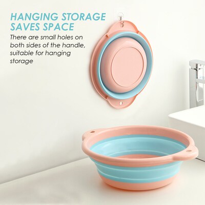 Bucket-Vegetable Basins Cleaning-Supplies Folding Collapsibl