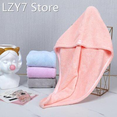 Microfiber Women's Hair Dryer Cap Towel Quick-drying Gir