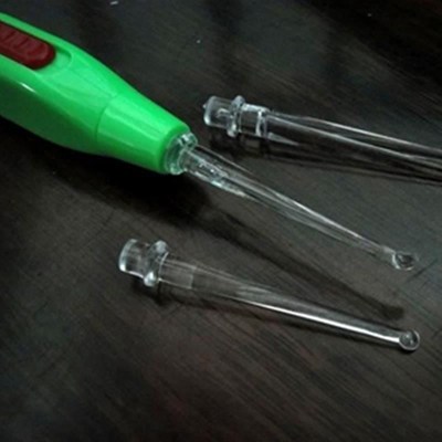 1 pcs ear cleaner luminous earwax spoon clean led flashlight