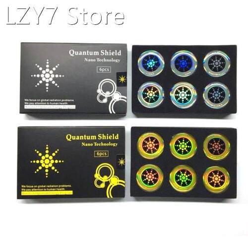 6pcs Quantum Shield Sticker Mobile Phone Sticker For Cell Ph