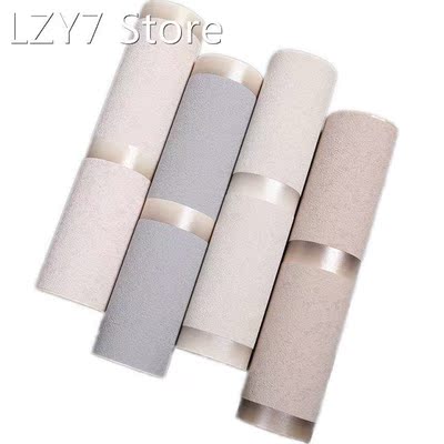 Modern Stripe Non-woven Deerskin Wallpaper Bedroom Living Ro