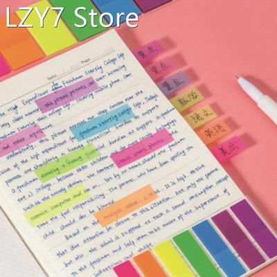 100Sheets Fluorescent Paper Self Adhesive Memo Pad Sticky No