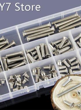 1 Set M2/M3/M4/M5/M6 304 Stainless Steel Phillips Flat Screw