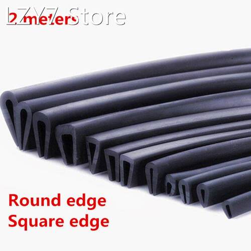 2meter Rubber U Strip Edge Shield Encloser Bound Glass Metal