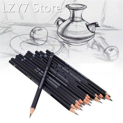14Pcs/Set Sketch And Drawing Pencil Set HB 2B 6H 4H 2H 3B 4B