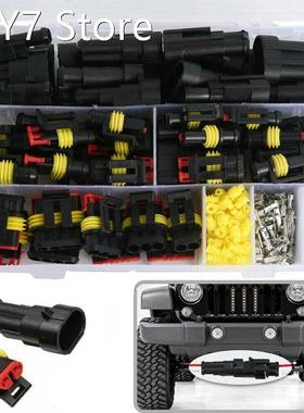 26 Sets 1-4 Pin Waterproof Connector Plugs Kit Assortment Ca