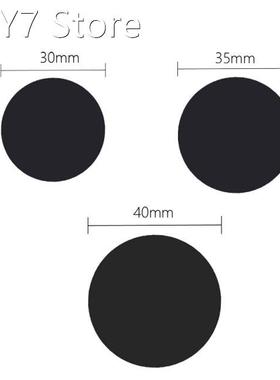 50pcs 30mm 35mm 40mm Black Metal Plate disk iron sheet Scrat