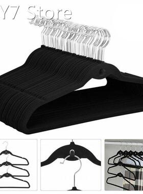 10/20Pcs Non Slip Velvet Suit Clothes Hangers Wardrobe Home
