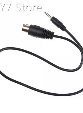 1PC 50cm 0.5m DIN 5 Pin Din MIDI Male Plug To 3.5mm Male Ste