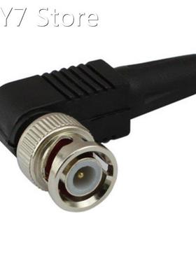 1Pcs Right Angle BNC Male Plug Solderless Connector Elbow RG