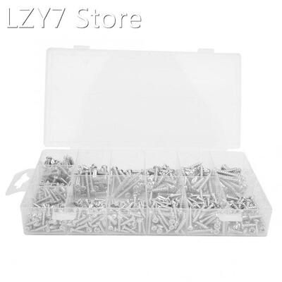 550Pcs Cross Round Pan Head Screws Self Tapping Screw Assort