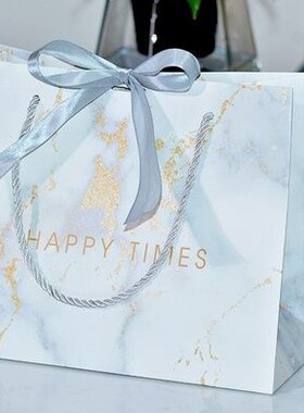 Large pink gift bag ins wind small fresh packaging box