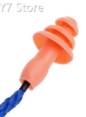 Soft Silicone Ear Plug Cotton String Hearing Protector Earpl
