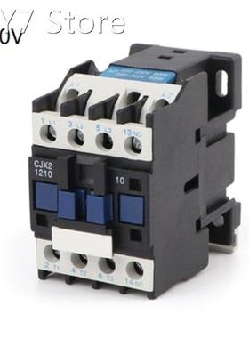 CJX2-1210 12A 110V/220V AC Contactor Rail Buckle Design Norm