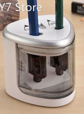 Two-hole Electric Automatic Pencil Sharpener Switch Pencil S