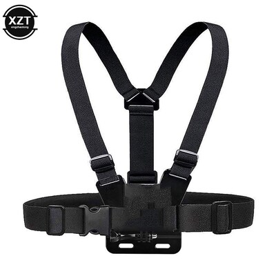 Action Cam Single Shoulder Chest Strap Mount Holder Belt Fi